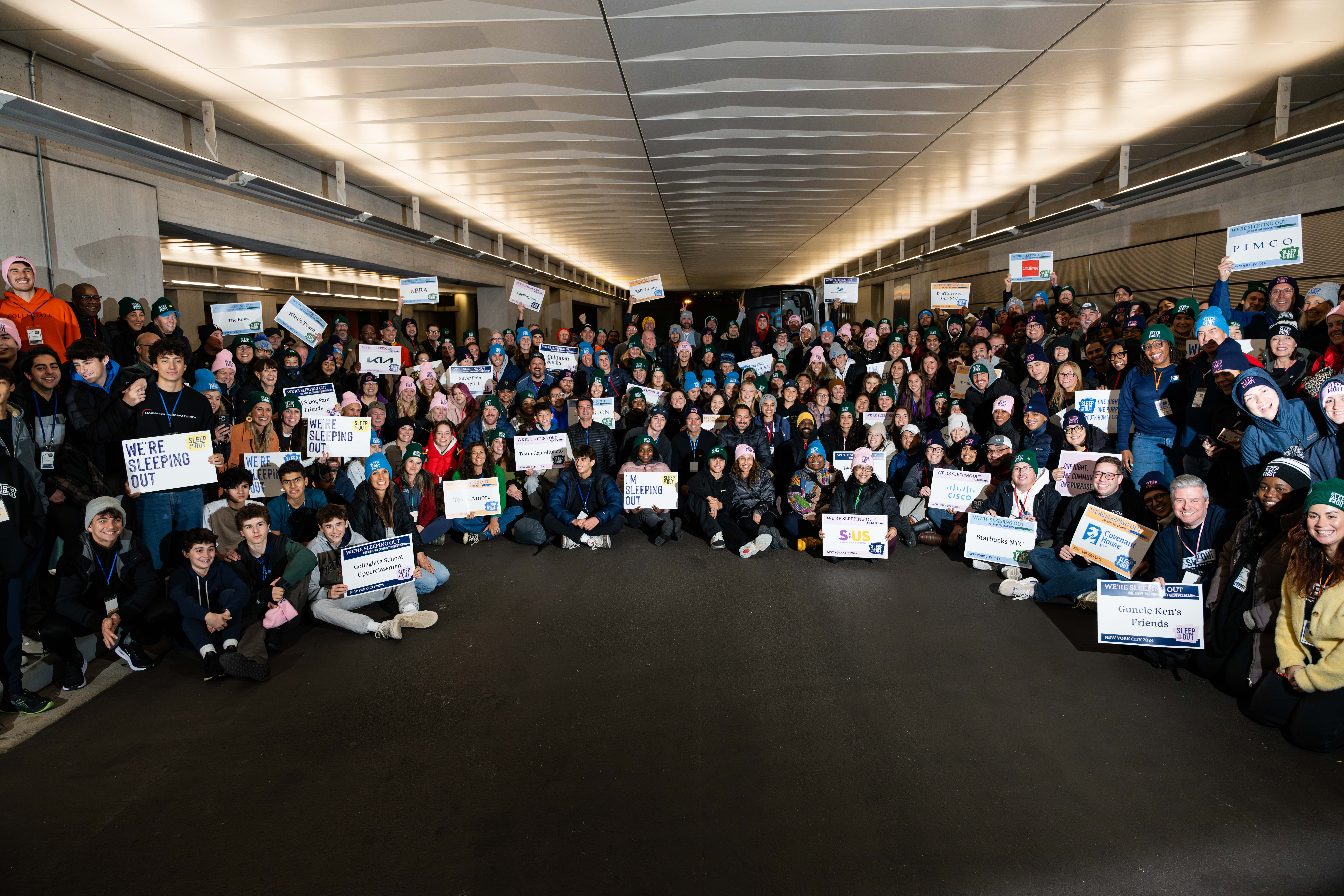 Cisco encouraged employees to participate in a Sleep Out campaign in NYC to experience the realities of homelessness firsthand. Image: Supplied.