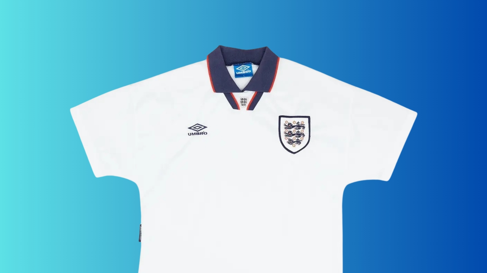 1993-95 England - Vintage Football Jersey - Global Citizen特典