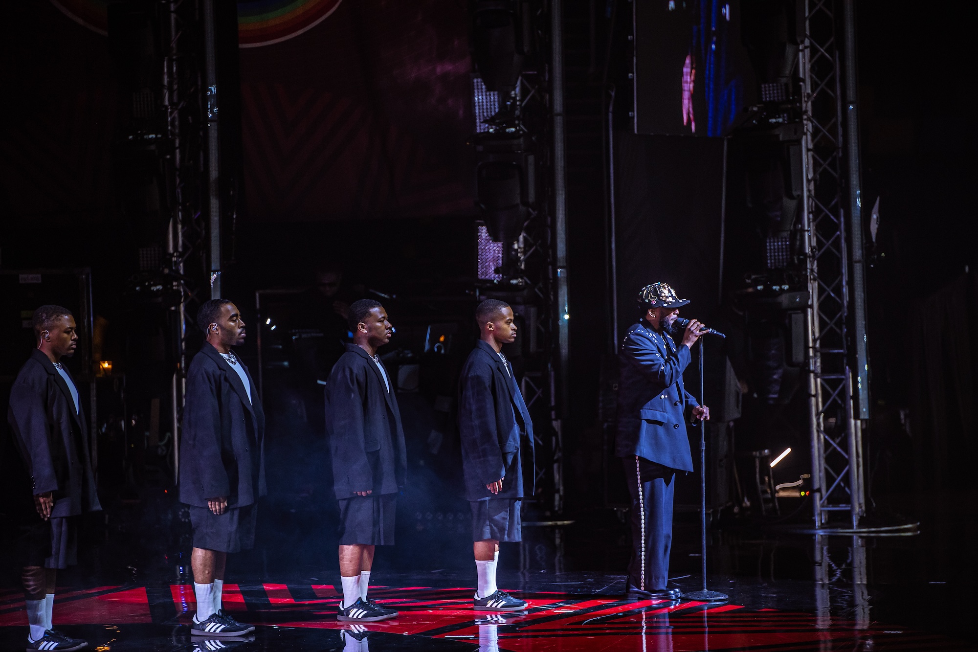 Kendrick Lamar in Rwanda performing at Move Afrika, 2023.