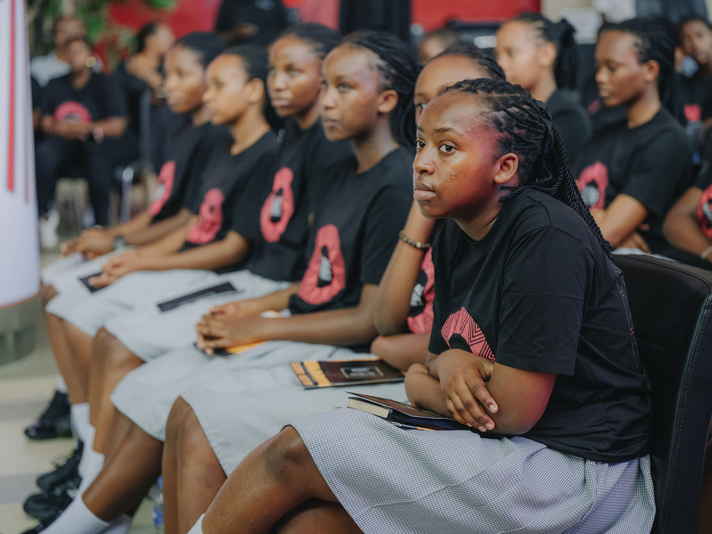 Students attend the “Your Health. Your Choice. Your Future.” youth forum at BK Arena in Kigali. Images: Imagery Flow Creative Studios
