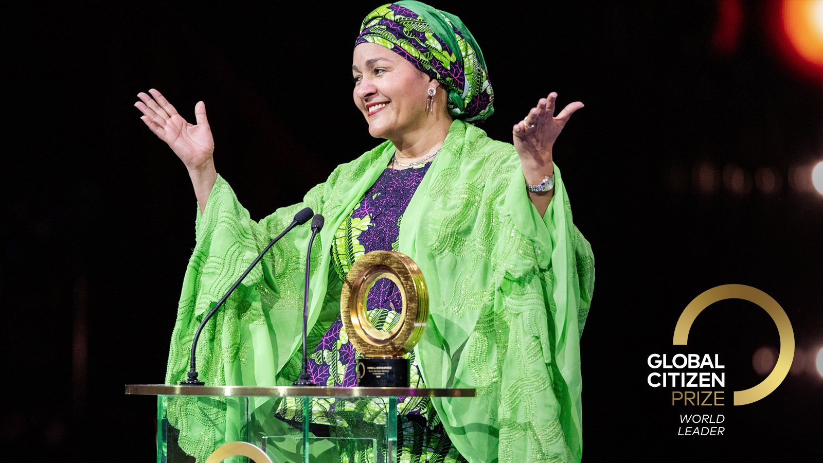 World Leader of the Year Award Winner 2019 - Deputy Secretary-General of the United Nations Amina J. Mohammed
