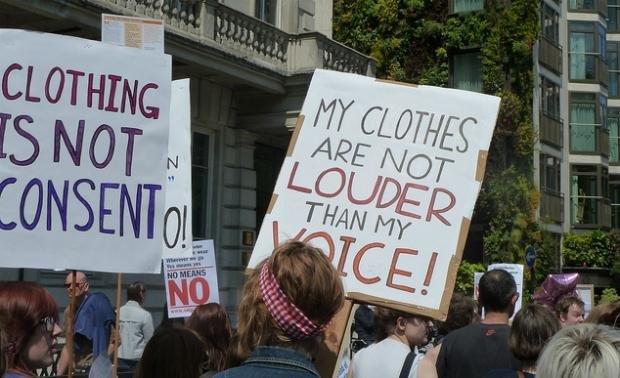mini skirt protest