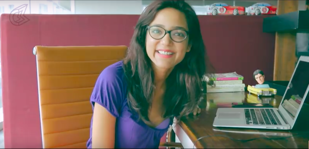 woman working at desk India
