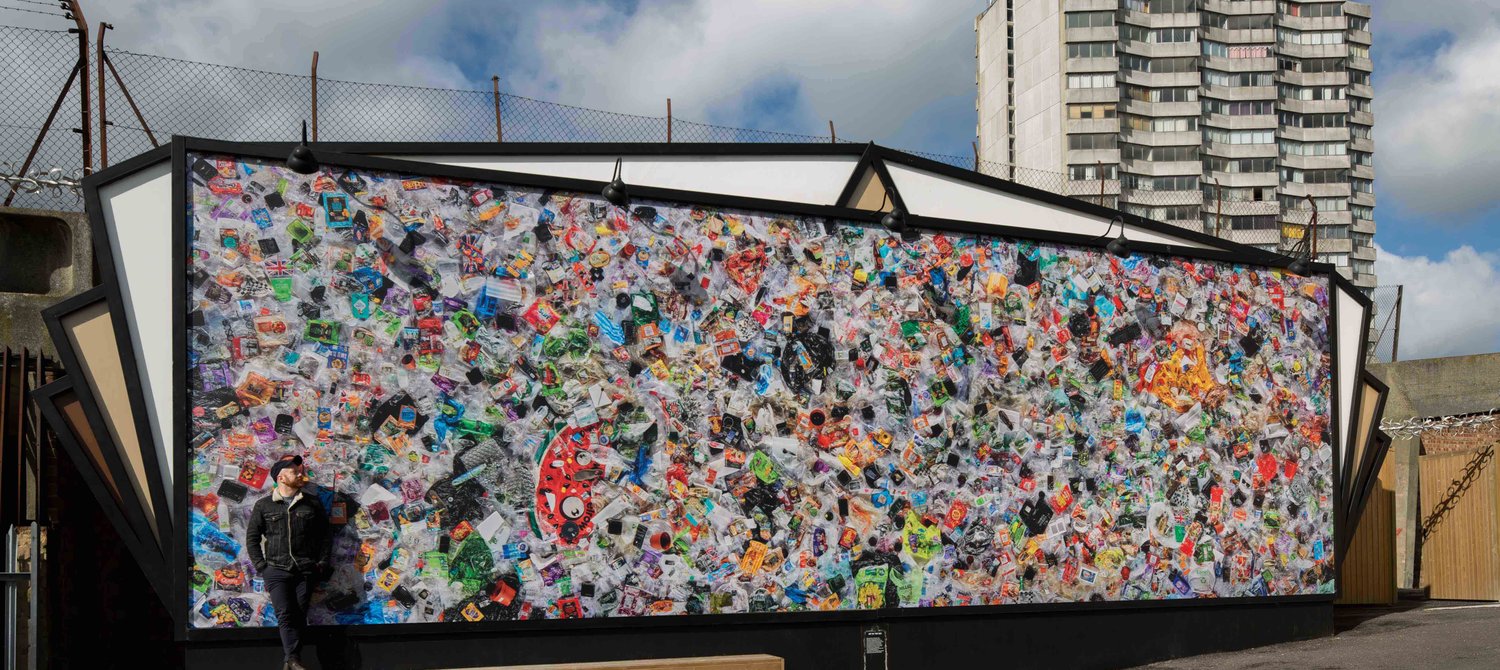 Artist Daniel b Turned a Year’s Worth of Plastic Into Art