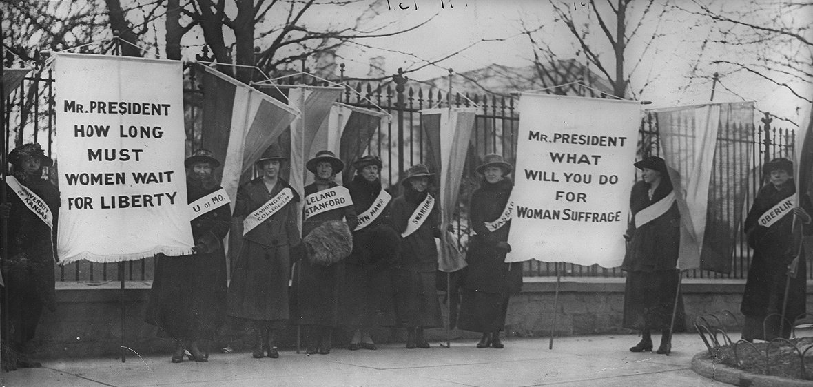 In 1917 ‘Silent Sentinels’ Protested for the Right to Vote