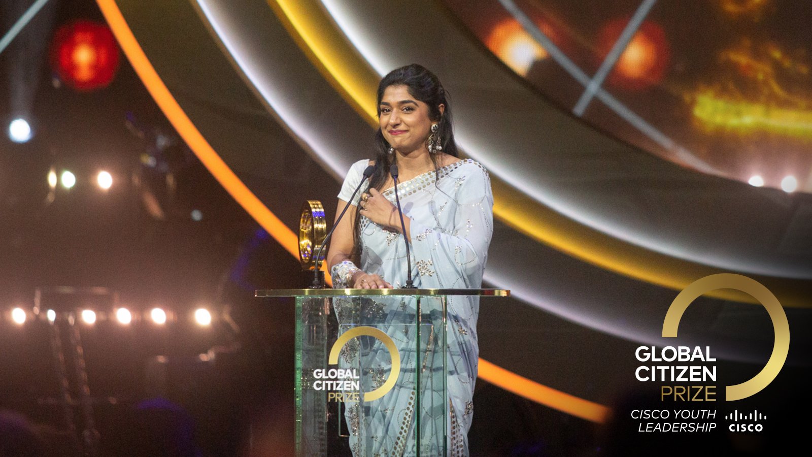 Global Citizen Cisco Youth Leadership Award Winner 2019 - Priya Prakash