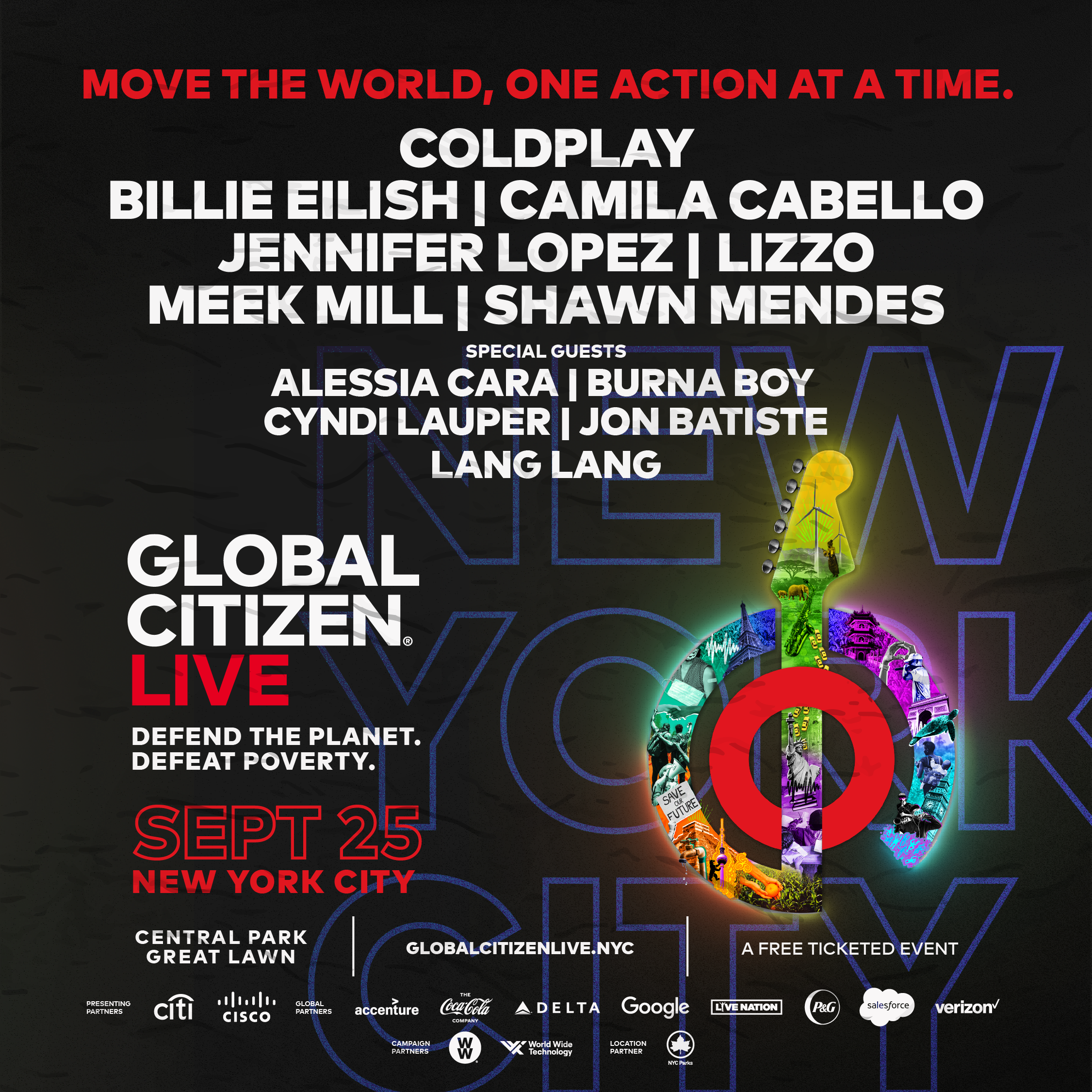 Global Citizen Live: Here's Who's Performing in Lagos, Paris, and NYC to  Defend the Planet and Defeat Poverty