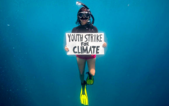 Meet the Mauritian Climate Activist Behind the World's First Underwater Protest - Vimarsana News